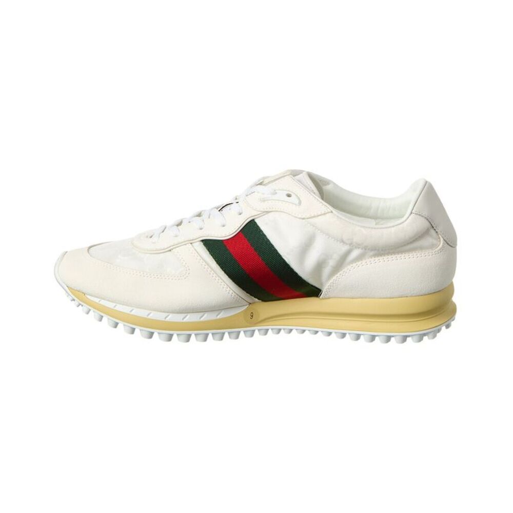 Gucci Re-Motion Gg Canvas & Suede Sneaker, White - Picture 2 of 5